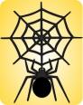 Black Widow Halloween Air Freshener